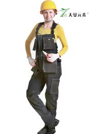 牛仔工裝多袋背帶褲TMBDK-019 牛仔工裝多袋背帶褲TMBDK-019